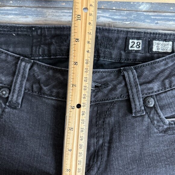 Miss Me JPD10035k-4 Womens Basic Low Rise Skinny Jeans in Black Sz 28 - Picture 7 of 12